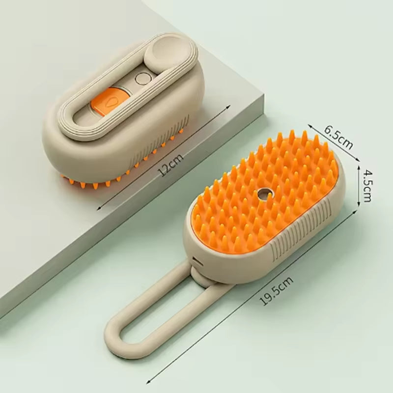 Pet Grooming Tool: Cat and Dog Cleaning Massage Spray Comb with Undercoat Hair Removal Slicker Brush