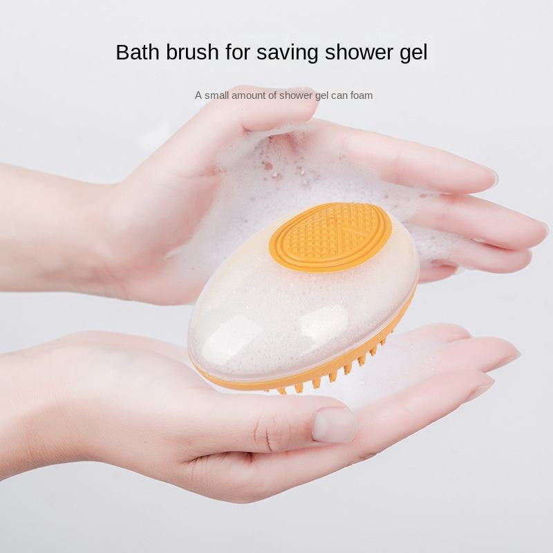 2-in-1 Pet Spa Massage Comb - Soft Silicone Dog and Cat Bath Brush for Grooming and Cleaning