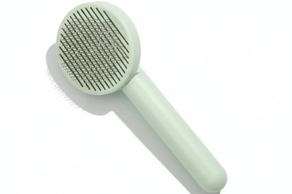 Modern Self-Cleaning Slicker Brush for Cats & Dogs