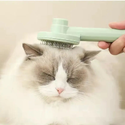 Modern Self-Cleaning Slicker Brush for Cats & Dogs